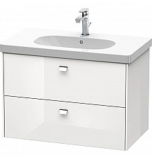 Тумба белый глянец 82 см Duravit Brioso BR414601022