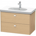Тумба дуб 82 см Duravit Brioso BR414601030