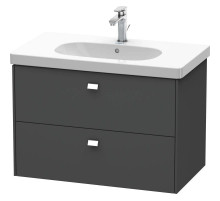 Тумба графит матовый 82 см Duravit Brioso BR414601049