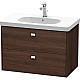 Купить Тумба каштан 82 см Duravit Brioso BR414601053 в магазине сантехники Santeh-Crystal.ru