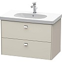 Тумба тауп матовый 82 см Duravit Brioso BR414601091