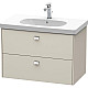 Купить Тумба тауп матовый 82 см Duravit Brioso BR414601091 в магазине сантехники Santeh-Crystal.ru