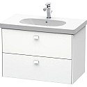 Тумба белый матовый 82 см Duravit Brioso BR414601818