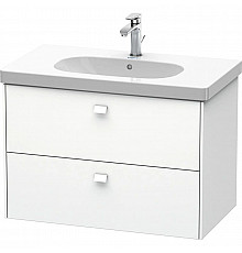 Тумба белый матовый 82 см Duravit Brioso BR414601818