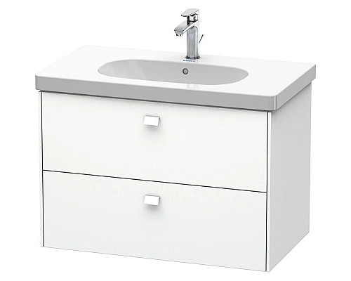 Купить Тумба белый матовый 82 см Duravit Brioso BR414601818 в магазине сантехники Santeh-Crystal.ru