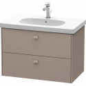 Тумба базальт матовый 82 см Duravit Brioso BR414604343