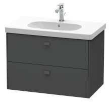 Тумба графит матовый 82 см Duravit Brioso BR414604949