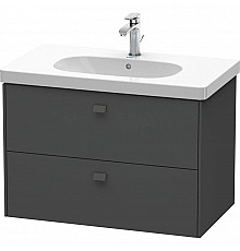 Тумба графит матовый 82 см Duravit Brioso BR414604949