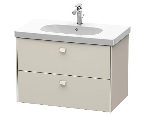 Купить Тумба тауп матовый 82 см Duravit Brioso BR414609191 в магазине сантехники Santeh-Crystal.ru