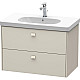 Купить Тумба тауп матовый 82 см Duravit Brioso BR414609191 в магазине сантехники Santeh-Crystal.ru