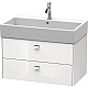 Купить Тумба белый глянец 78,4 см Duravit Brioso BR415501022 в магазине сантехники Santeh-Crystal.ru