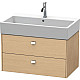 Купить Тумба дуб 78,4 см Duravit Brioso BR415501030 в магазине сантехники Santeh-Crystal.ru