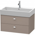 Тумба базальт матовый 78,4 см Duravit Brioso BR415501043