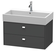 Тумба графит матовый 78,4 см Duravit Brioso BR415501049