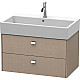 Купить Тумба лен 78,4 см Duravit Brioso BR415501075 в магазине сантехники Santeh-Crystal.ru