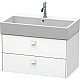 Купить Тумба белый матовый 78,4 см Duravit Brioso BR415501818 в магазине сантехники Santeh-Crystal.ru