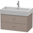 Тумба базальт матовый 78,4 см Duravit Brioso BR415504343