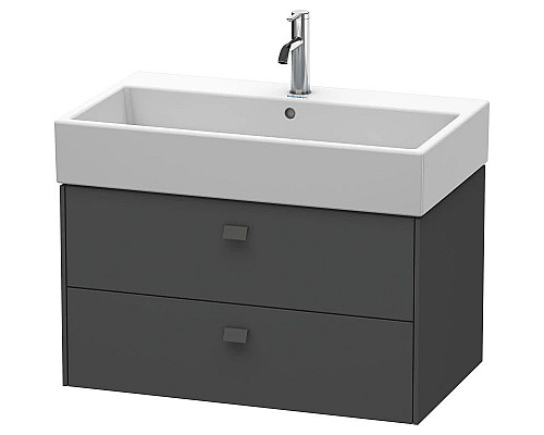 Купить Тумба графит матовый 78,4 см Duravit Brioso BR415504949 в магазине сантехники Santeh-Crystal.ru