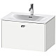 Заказать Тумба белый матовый 72 см Duravit Brioso BR421101018 в магазине сантехники Santeh-Crystal.ru