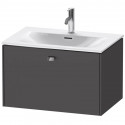 Тумба графит матовый 72 см Duravit Brioso BR421101049