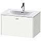 Купить Тумба белый матовый 72 см Duravit Brioso BR421101818 в магазине сантехники Santeh-Crystal.ru