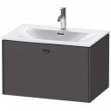Тумба графит матовый 72 см Duravit Brioso BR421104949