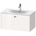 Тумба белый глянец 82 см Duravit Brioso BR421201022