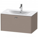 Тумба базальт матовый 82 см Duravit Brioso BR421201043