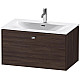 Заказать Тумба каштан 82 см Duravit Brioso BR421201053 в магазине сантехники Santeh-Crystal.ru