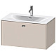Купить Тумба тауп матовый 82 см Duravit Brioso BR421201091 в магазине сантехники Santeh-Crystal.ru