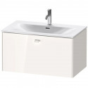 Тумба белый глянец 82 см Duravit Brioso BR421202222