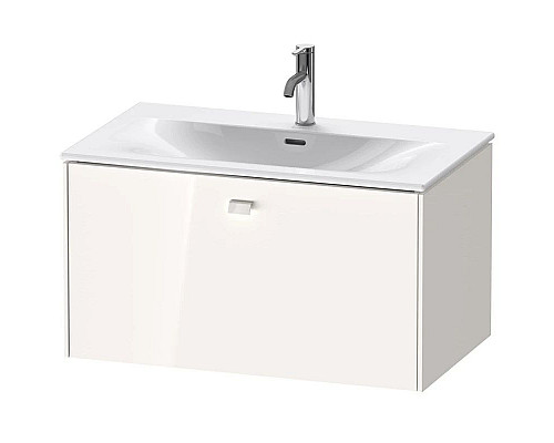 Купить Тумба белый глянец 82 см Duravit Brioso BR421202222 в магазине сантехники Santeh-Crystal.ru