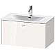 Купить Тумба белый глянец 82 см Duravit Brioso BR421202222 в магазине сантехники Santeh-Crystal.ru