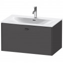 Тумба графит матовый 82 см Duravit Brioso BR421204949