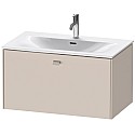 Тумба тауп матовый 82 см Duravit Brioso BR421209191