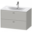 Тумба бетонно-серый матовый 82 см Duravit Brioso BR431200707