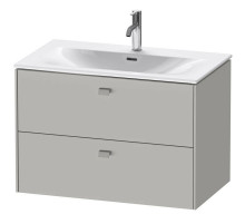 Тумба бетонно-серый матовый 82 см Duravit Brioso BR431200707