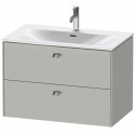 Тумба бетонно-серый матовый 82 см Duravit Brioso BR431201007