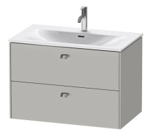 Тумба бетонно-серый матовый 82 см Duravit Brioso BR431201007