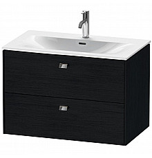 Тумба черный дуб 82 см Duravit Brioso BR431201016