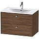 Купить Тумба темный орех 82 см Duravit Brioso BR431201021 в магазине сантехники Santeh-Crystal.ru