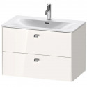 Тумба белый глянец 82 см Duravit Brioso BR431201022