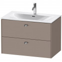 Тумба базальт матовый 82 см Duravit Brioso BR431201043