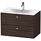 Купить Тумба каштан 82 см Duravit Brioso BR431201053 в магазине сантехники Santeh-Crystal.ru