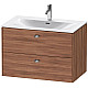 Купить Тумба орех 82 см Duravit Brioso BR431201079 в магазине сантехники Santeh-Crystal.ru