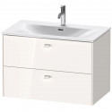 Тумба белый глянец 82 см Duravit Brioso BR431202222