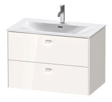 Тумба белый глянец 82 см Duravit Brioso BR431202222