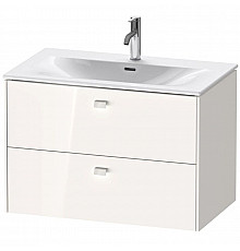 Тумба белый глянец 82 см Duravit Brioso BR431202222