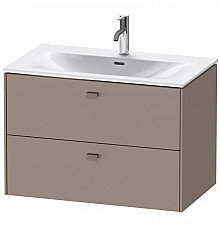 Тумба базальт матовый 82 см Duravit Brioso BR431204343