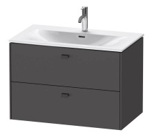 Тумба графит матовый 82 см Duravit Brioso BR431204949